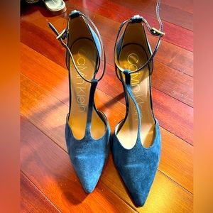 Calvin Klein navy heels